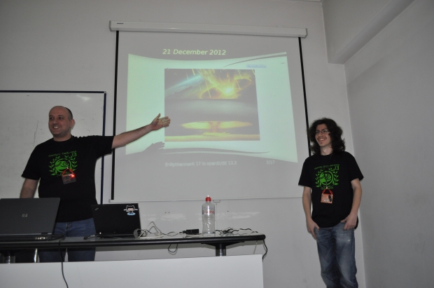 openSUSE & E17 @Fosscomm 2013